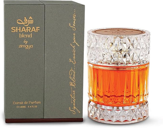zimaya Sharaf Blend Oriental Unisex Extrait De Parfum, 100ml(3.4 oz)