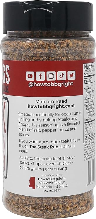 Killer Hogs Steak Rub | Championship BBQ and Grill Seasoning for Beef, Steak