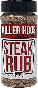 Killer Hogs Steak Rub | Championship BBQ and Grill Seasoning for Beef, Steak